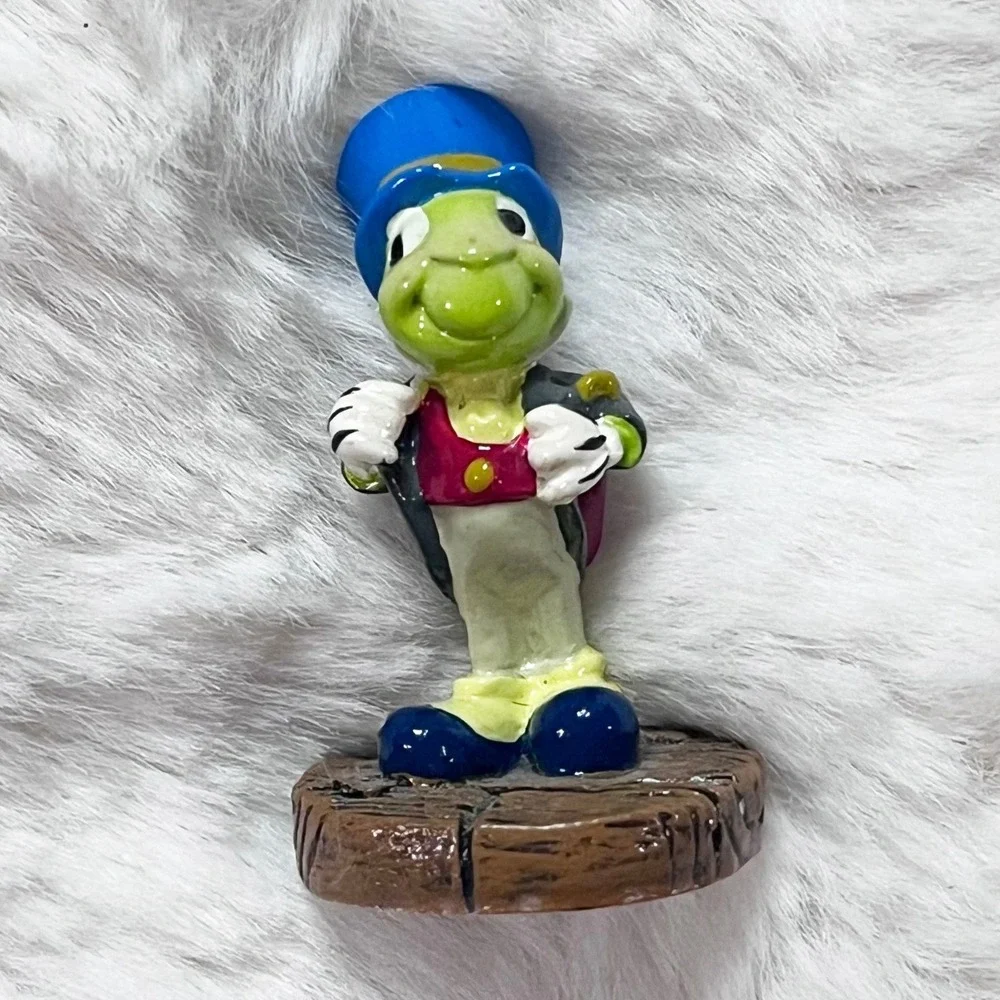 🔮 5/$25 Disney Pinocchio Jiminy Cricket Collectible Miniature Figurine